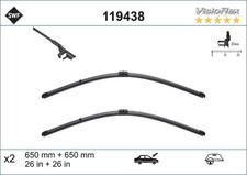 SWF Wischblatt Scheibenwischer ORIGINAL VISIOFLEX SET 119438 für MERCEDES KLASSE SWF Wischblatt Scheibenwischer ORIGINAL VISIOFLEX SET 119438 für MERCEDES KLASSE