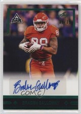 2021 Leaf Memories 1991 Base Green Spectrum 35/35 Braden Galloway Auto 1b8