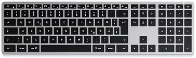 Satechi Slim X3 Akku-Tastatur Bluetooth QWERTZ Multimediatasten 1717030