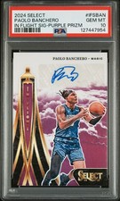 Paolo Banchero /75 Auto In Flight Purple PSA 10 GEM MINT 2024 Select SSP POP 7