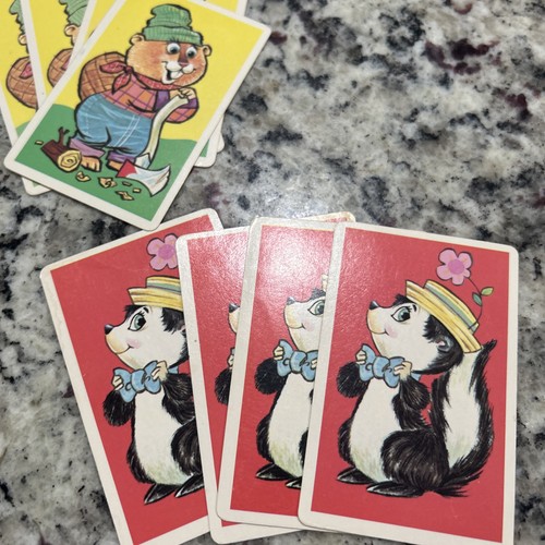 Vtg Whitman Snap Card Game 1970's 44 Deck With Case 4904 - Picture 9 of 14