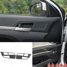 For Hyundai Elantra 2017-2020 Sticker Carbon Fiber Inner Door Handle Cover Trim