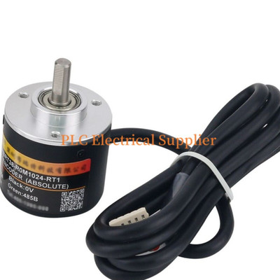 BRT38-R0M1024-RT1 1PC Industrial Rotary Encoder 10Bit 6MM Shaft 38MM RS485 5-24V