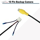10 Pin Backup Camera Harness Adapter for Android Car Stereo RCA Wiring Harness C
