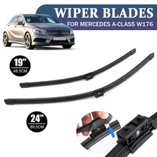 2x For Mercedes A-Class W176 2015-2018 Front Wiper Blade Set 24" 19" A1768204400