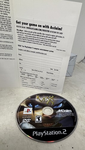 Vexx Sony Playstation 2 PS2 Black Label KOMPLETT mit Reg. Karte getestet siehe Bilder. - Bild 6 von 7