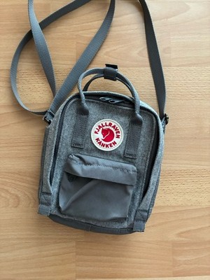 FJÄLLRÄVEN Kanken Re-Wool Sling, grau, Crossbody Bag, Wolle, *neuwertig*