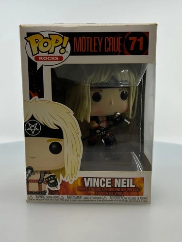 Funko POP! Rocks Motley Crue Vince Neil #71 Vinyl Figure NOT MINT