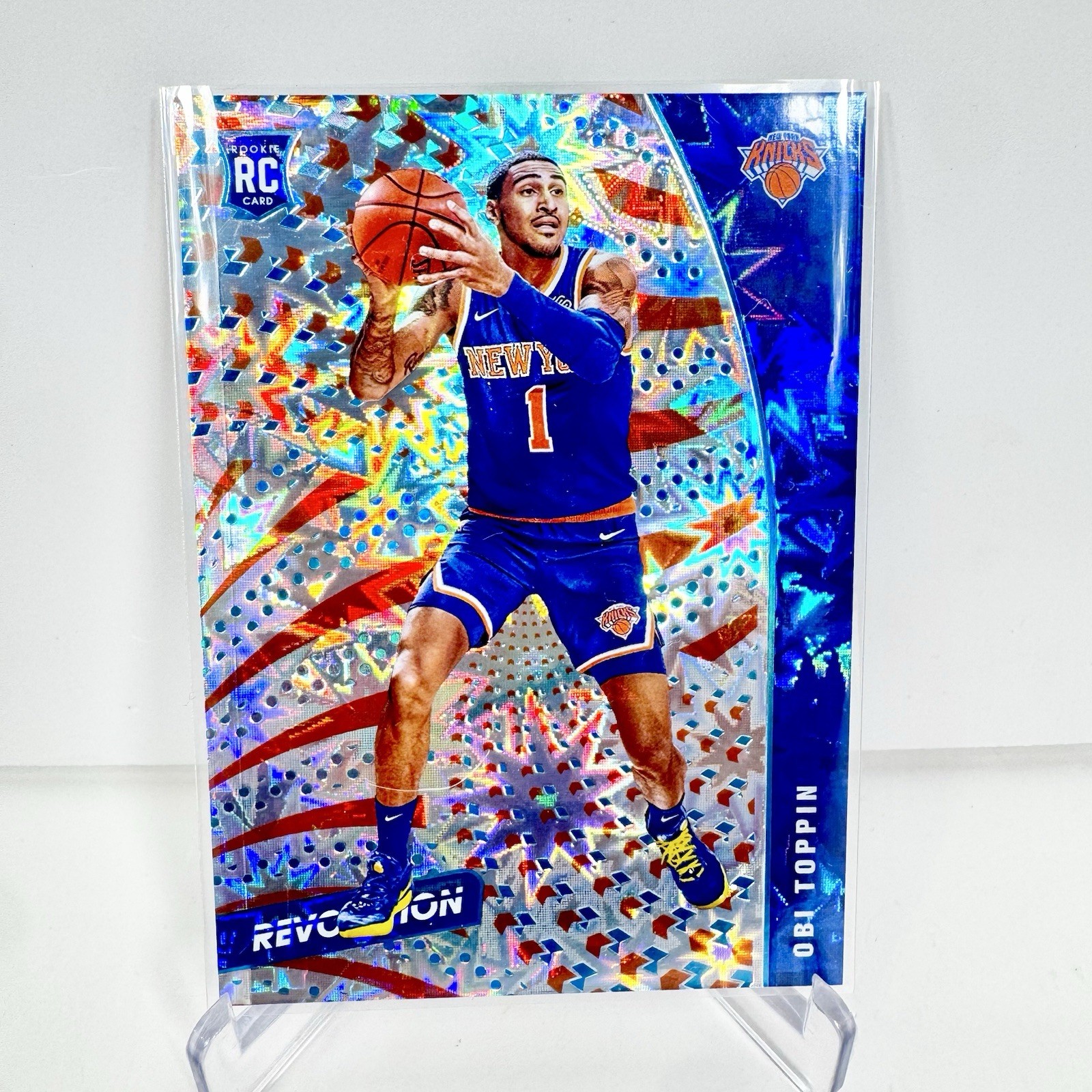 2020–21 Panini Revolution Obi Toppin RC #110 060/149 Knicks RARE Numbered Rookie