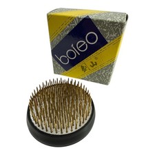 Japanese Boieo Ikebana Kenzan Round 2.4" Flower Frog Floral Arrange Pin Holder