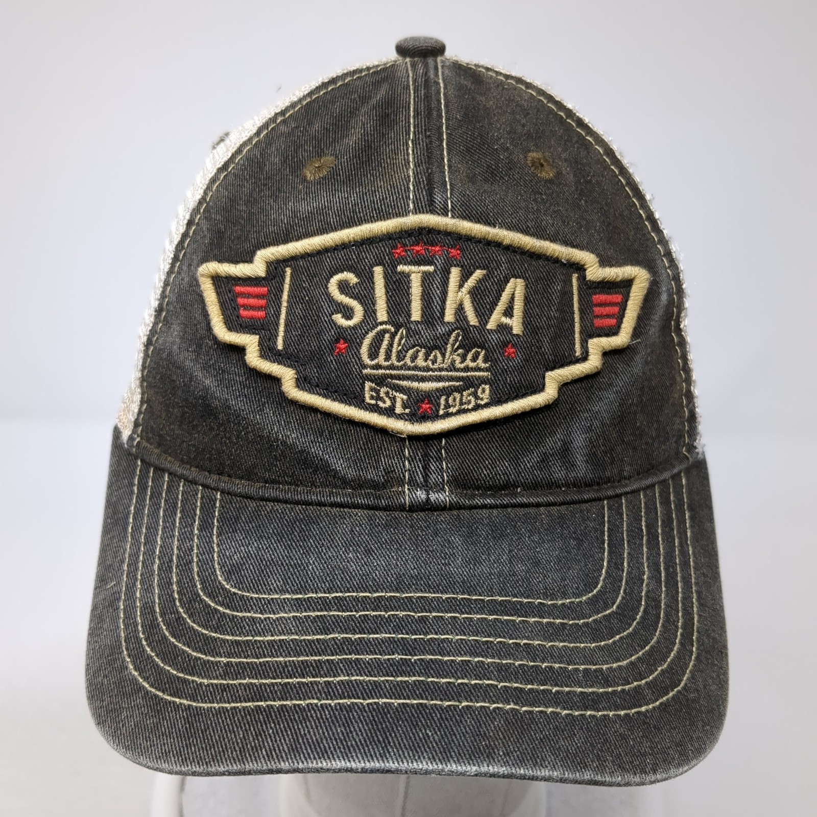 Sitka Alaska Patch Snapback Mesh Back Trucker Hat… - image 2