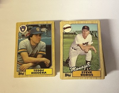 1987 Topps Tiffany Common Singles You Pick #501-790
