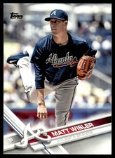 2017 Topps #420 Matt Wisler Atlanta Braves Baseball
