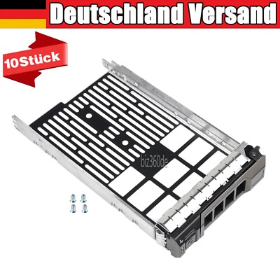 10 Stück 3,5 Zoll SAS SATA Festplattenfach Caddy für Dell T430 T630 R330 R230