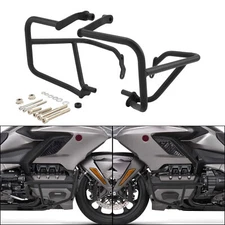 Black Engine Guard Crash Bar Fit For Honda Goldwing GL1800 Bagger 2018+