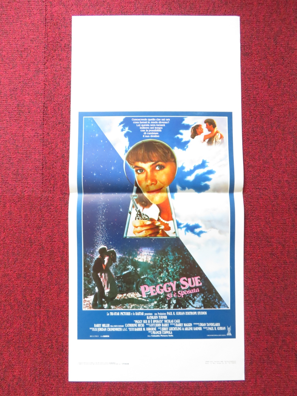 Locandina originale film Peggy Sue si è sposata (1987) - Regia di Francis Ford Coppola