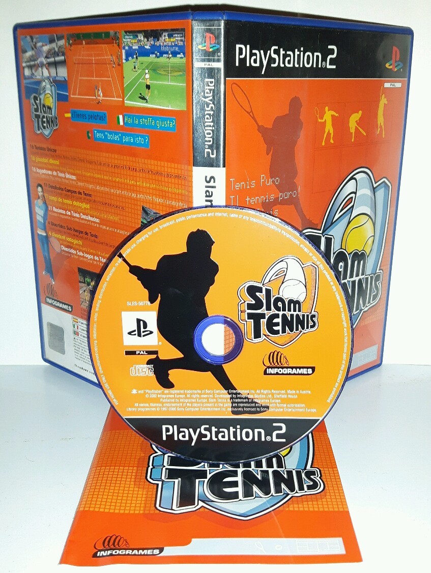 SLAM TENNIS (ITA) (PAL) Playstation 2 Ps2 Play Station Gioco GamE