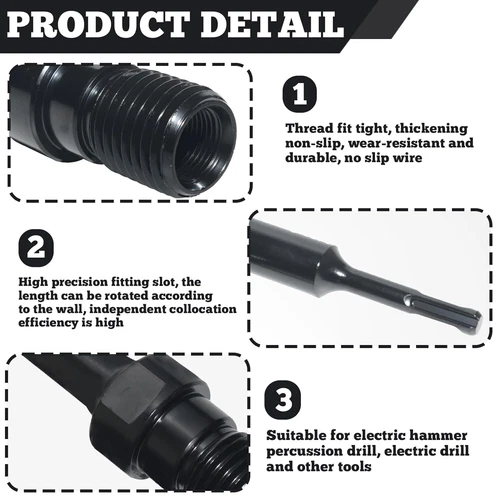 Adapter 1 1/4" UNC auf SDS Plus oder SDS Max für Diamant-Bohrkrone Kernbohrer - Bild 10 von 18