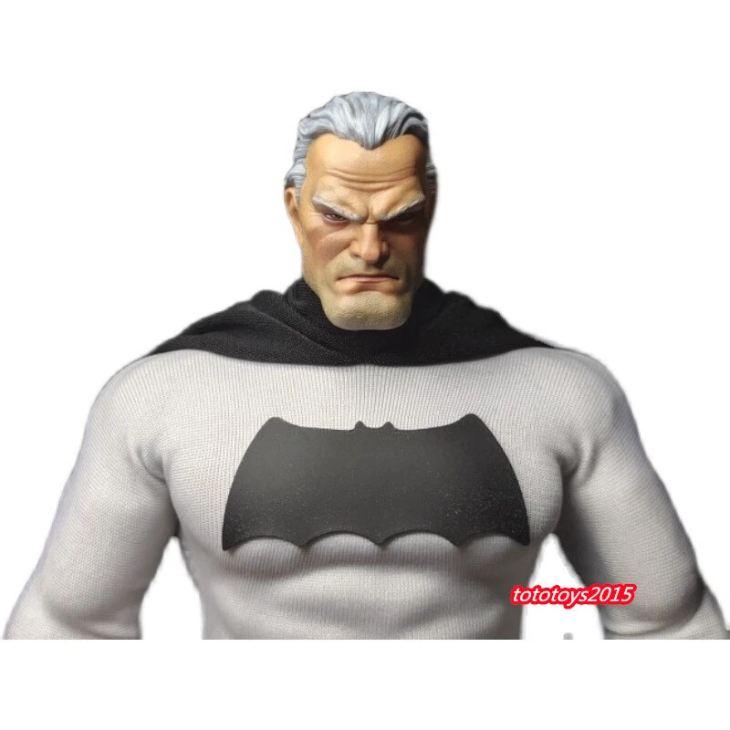 Modelo esculpido cabeza de caballero oscuro de héroes 1/6 para figura de soldado masculino de 12" juguete corporal Foto 4 de 4