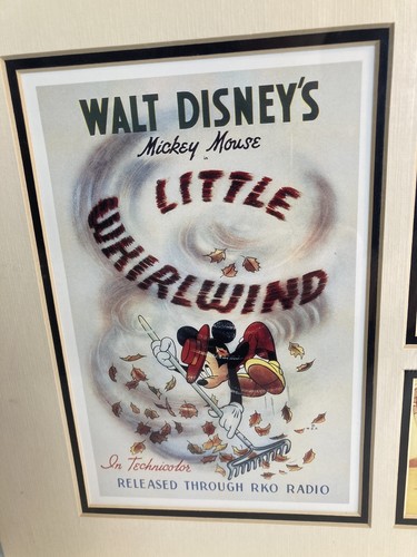 Disney Mickey Mouse Little Whirlwind 1941 11-039 Edición Coleccionista Impresión LEER - Imagen 4 de 14