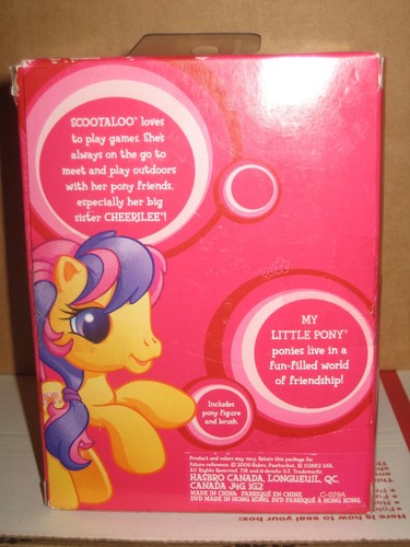 My Little Pony Scootaloo 2009 Butterflie Brush NIB Purple Pink Hair NO DVD! - Picture 4 of 6