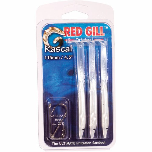 Red Gill Rascall Sandeels 115mm Pack of 3 - Picture 6 of 13