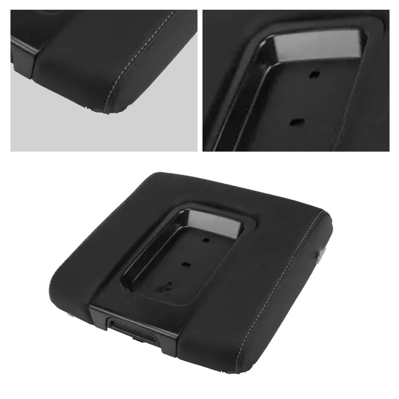 For 14-17 Chevy Silverado Sierra 22881398 Middle Seat Black Console Armrest Lid