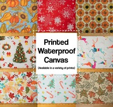Seasonal Printed Canvas Waterproof Outdoor Fabric 59" W 600 Denier Soldbytheyard