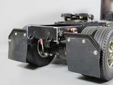 Pair Aluminum Angle Mud Flap Guard for Tamiya RC 1/14 Globe Liner Man Semi