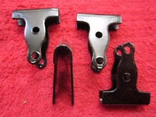 4 VINTAGE NOS MOLINE IRON WORKS 1 1/2" REPAIR CLIPS HORSE HARNESS HAMES HARDWARE