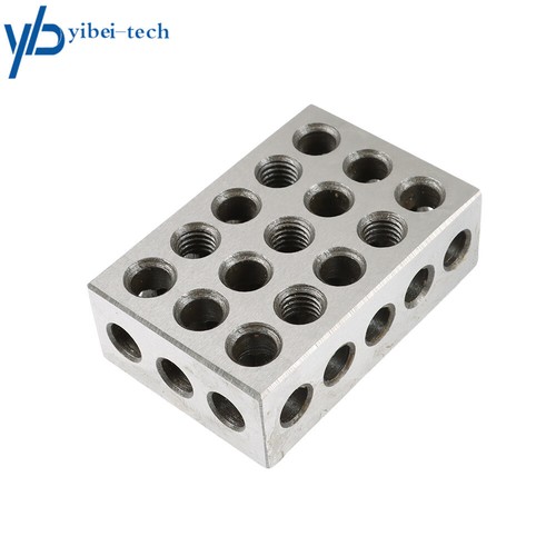 8 Piece 1-2-3 123 Precision 23 Hole Block Set With Screws & HEX KEY - Picture 6 of 10