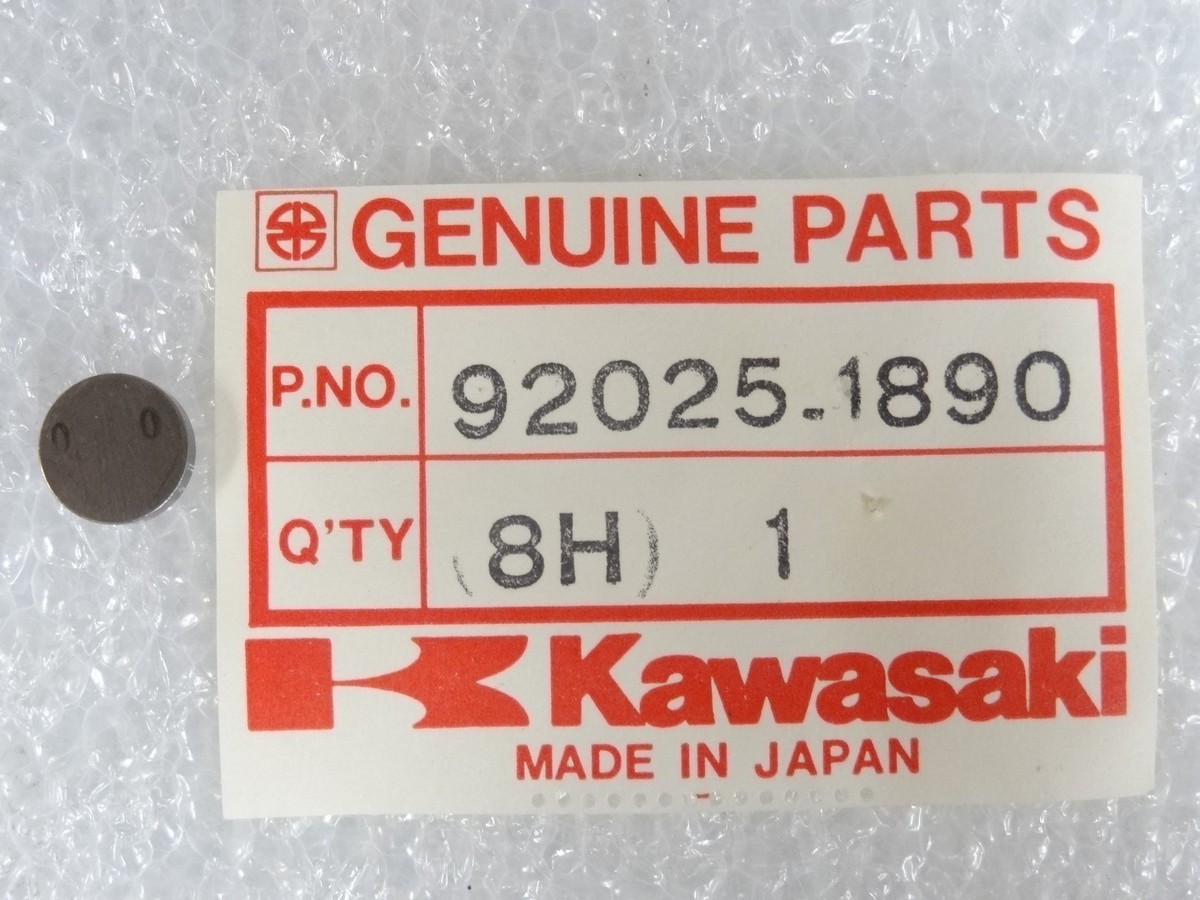 い。 Kawasaki NOS NEW 92025-1890 Shim 3T JS JT KX KLX KSF VN ZG ZR ZX