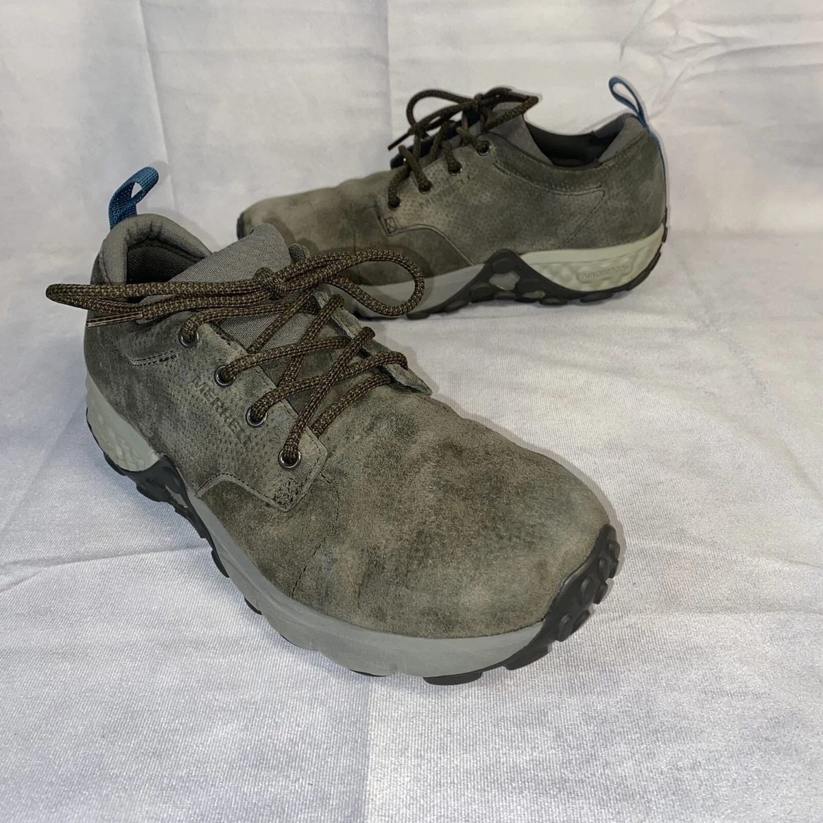 Merrell Jungle Lace AC Beluga Gray Suede Sneakers J92023 Womens size 8.5