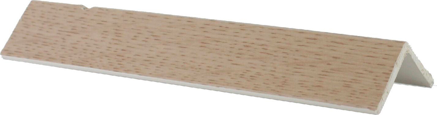 Fornitura 36pz Paraspigolo PVC 25x25 Rovere Sbiancato 3 metri Forte
