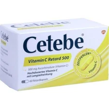 Cetebe Vitamin C Delayed Release Capsules 500 MG 60 Piece