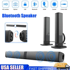 Wireless Bluetooth TV Soundbar Home Theater Speaker System Subwoofer 3D Surround