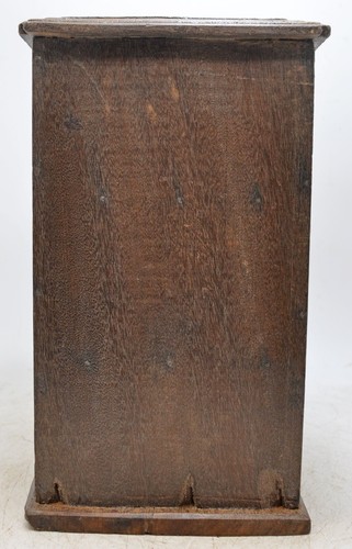 Vintage Wooden Tall 3 Drawer Storage Box Chest Original Old Hand Crafted - Picture 5 of 7