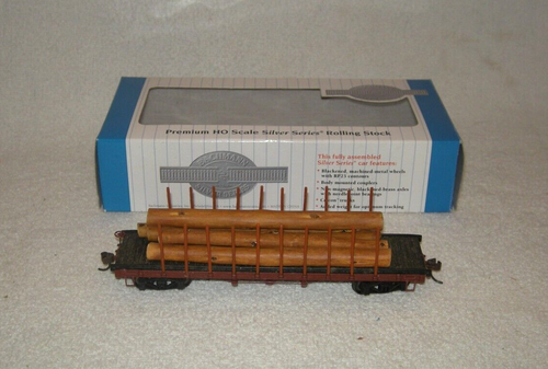 Bachmann Silver Series HO Scale 18332 Log Car with Logs