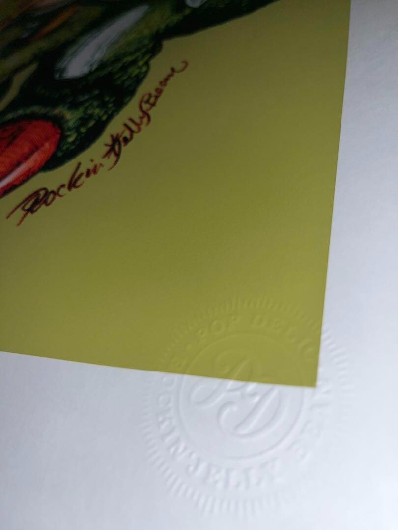 Rockin' Jelly Bean “GIRL LIKE RUMBLE” Silk Screen Print Rockin' Jelly Bean “GIRL LIKE RUMBLE” Silk Screen Print