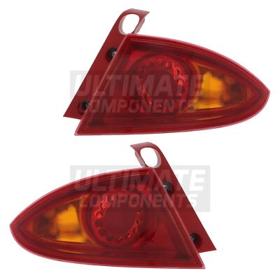Seat Leon Mk2 Hatchback 2005-2009 Outer Wing Rear Lights Lamps Pair Left & Right