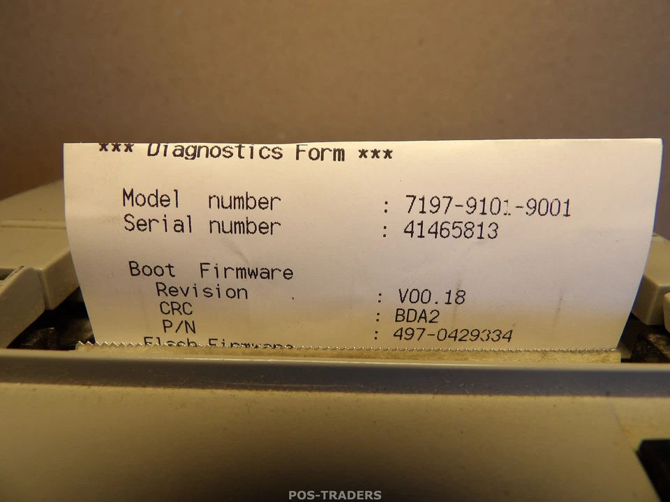 NCR 7197-9101-9001 Thermal Ticket Receipt Printer USB - TESTED OK / COVER DAMAGE - Image 3 of 4