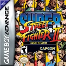 Super Street Fighter II Turbo Revival GBA Video Game Gameboy Advance 2001