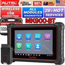 2025 Autel MaxiCOM MK900BT PRO 11 OS Auto Diagnostic Scanner Tool 40+ Reset
