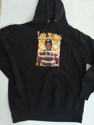 Boyz N The Hood Doughboy Men's Black Hoodie Sweater large