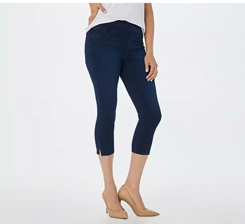 Spanx - Jean-ish Capri Leggings - Twilight Rinse Blue Denim