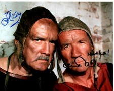 JOHN CLEESE and MICHAEL PALIN signed autographed 8x10 MONTY PYTHON photo
