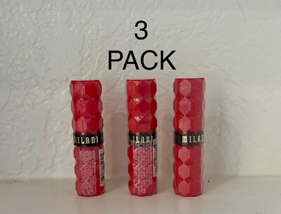 Lot of 3 Milani Color Fetish  Lipstick - Roleplay 150 - 0.17oz Each - New