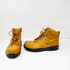 NEW Nike Youth Manoa Leather High Top Boots Sneakers BQ5372-700 Wheat Brown 7Y