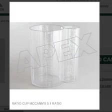 RATIO CUP MCCANN'S 5:1 RATIO # 99-5509