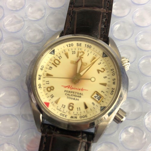 SEIKO ALPINIST 8F56-00D0 QUARTZ TITANIUM (787 | eBay